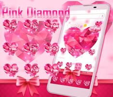Rose diamante theme doux rose capture d'écran 1