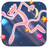 Pink Adventure - Jumping Panther