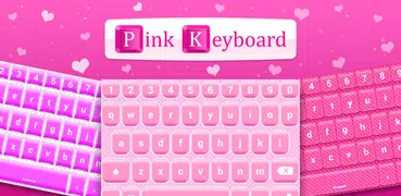 Розовый Любовь Клавиатура