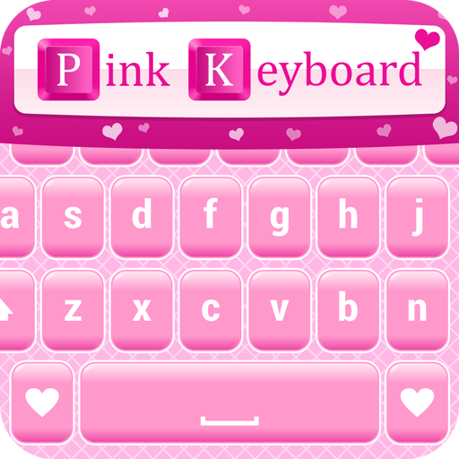 Розовый Любовь Клавиатура