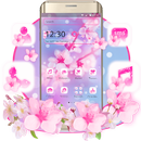 Pink Sakura Petal Theme APK