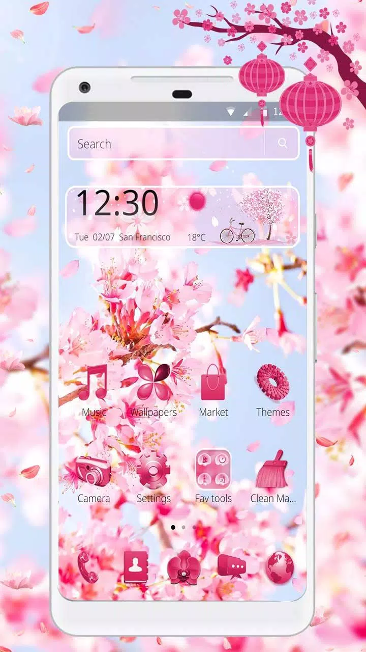 Tải về theme màu hồng Sakura Blossom cho thiết bị Android của bạn! Giao diện mới sẽ giúp điện thoại của bạn trở nên độc đáo và đẹp mắt hơn. Hãy tải về ngay bây giờ bằng cách nhấp vào hình ảnh.