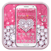 Pink Diamond Valentines Day Rose Theme
