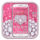 آیکون‌ Pink Diamond Valentines Day Rose Theme