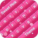 Thème de clavier rose doux APK