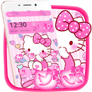 Różowy Princess Kitty Theme aplikacja