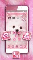 Pink Cute Puppy Theme poster