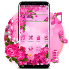 Pink Romantic Rose Theme icon