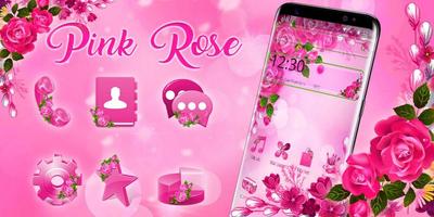 Pink Romantic Rose Theme screenshot 3