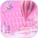 Pink Balloon Keyboard Theme APK