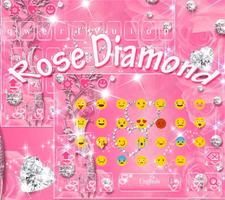 Rose Diamant tastatur Thema Screenshot 1