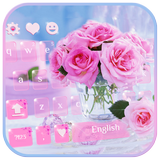 زهرة روز لوحة المفاتيح أيقونة