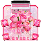 Pink Rose Love Theme आइकन