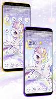 Smile Rainbow Unicorn Theme 截图 1