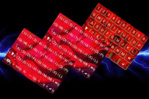 pink red love keyboard app captura de pantalla 1