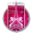 Rosa Paris Handtuch Thema APK