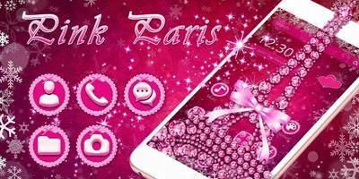 Pink Paris Towel Theme স্ক্রিনশট 3