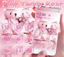 Pink teddy bear Theme syot layar 1