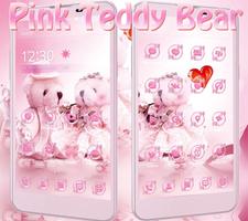 Pink teddy bear Theme syot layar 2