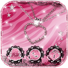 Pink Zebra Diamond Jewelry Theme icon