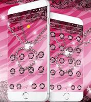 Rosa Zebra Diamant Juwel Thema Screenshot 1