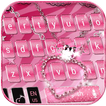 Rose zebra diamante theme clavier Pink Zebra