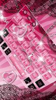 Pink Zebra Diamond Theme Keyboard screenshot 2