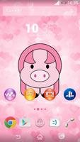 XP Theme Beauty Pink Pig imagem de tela 1