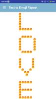 3 Schermata Text to Emoji Repeat
