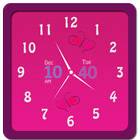 Pink Watch Widget icono