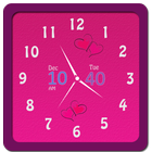 Pink Watch Widget icône