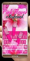 Pink Flowers keyboard تصوير الشاشة 1