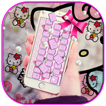Cute Pink Kitty Keyboard 2018