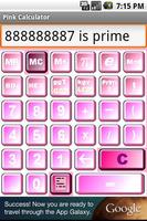Pink calculator capture d'écran 1