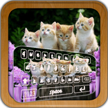 Pink Cute Kitty Emoji Keyboard