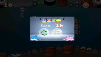 The pink Fish vs shark! Run screenshot 2