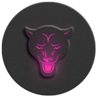 Pink-In-Black - icon pack icône