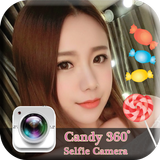Candy Selfie Camera app icône
