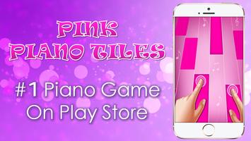 Pink Piano Tiles Affiche