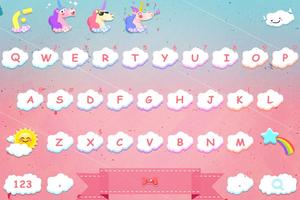 Unicorn Keyboard Affiche