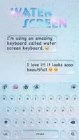 Water Screen Keyboard capture d'écran 1