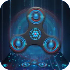 Animated Fidget Spinner Keyboard Theme APK download