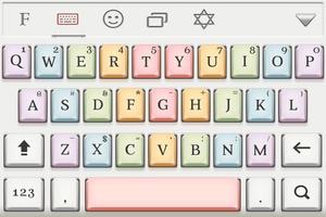 Colors Keyboard poster