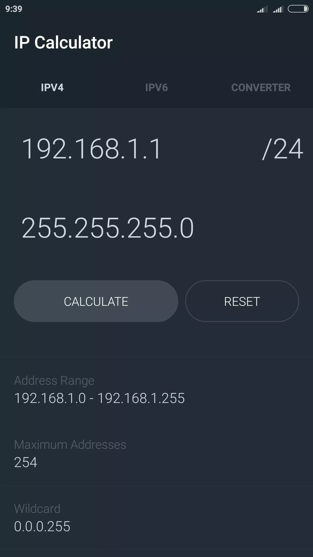Network IP Subnet Calculator APK for Android Download