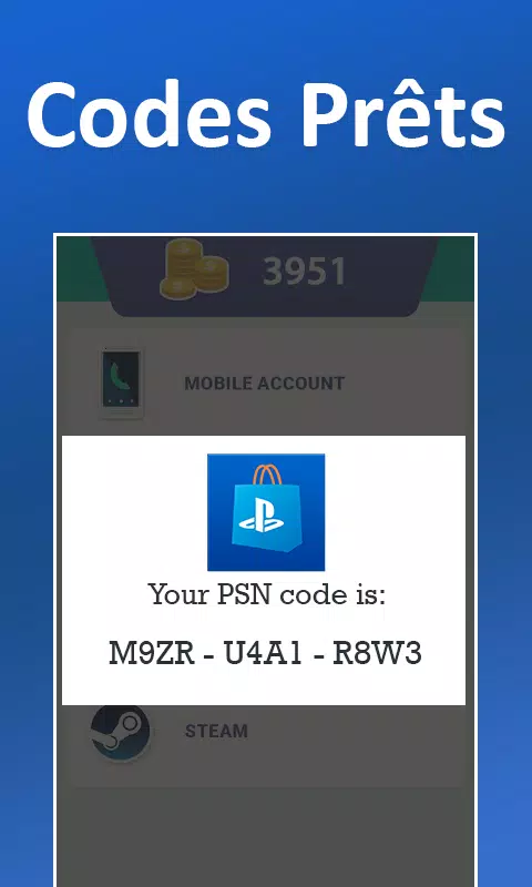 PSN Carte Cadeaux-Codes APK for Android Download