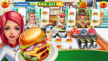 Cooking Games Chef Restaurant Affiche