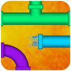 Plumber game with water challenge icône