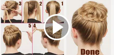 videos de peinado de chicas tutoriales paso a paso