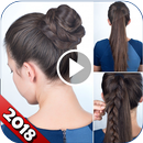 Girls Hairstyle Videos Step By Step Tutorials 2018 APK