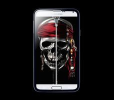 Pirates Skull zipper lock syot layar 2